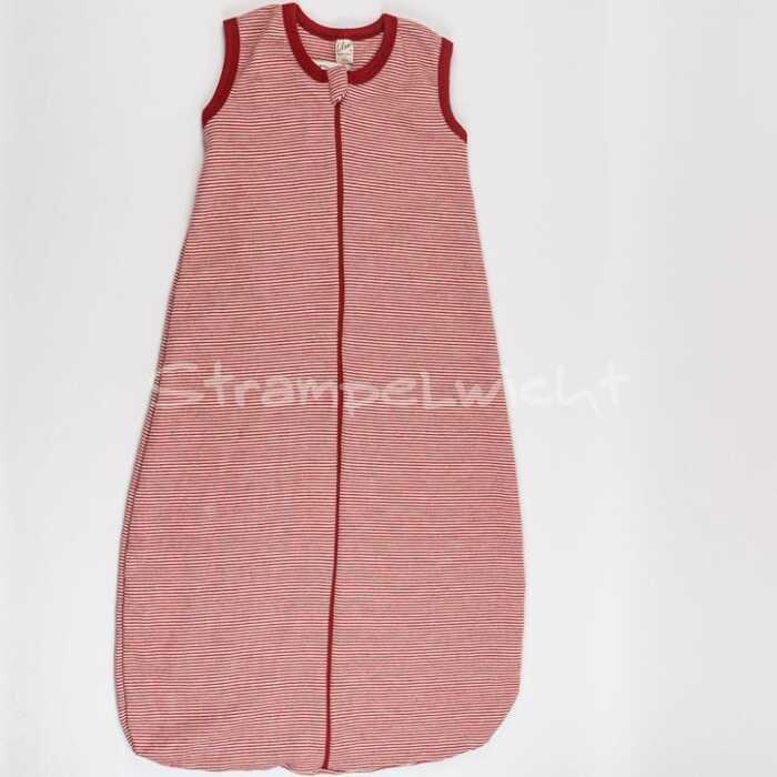 Lilano Wolle/Seide Schlafsack ohne Arm rot 90cm