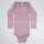 Engel Baby langarm Body geringelt aus Wolle kbT/Seide