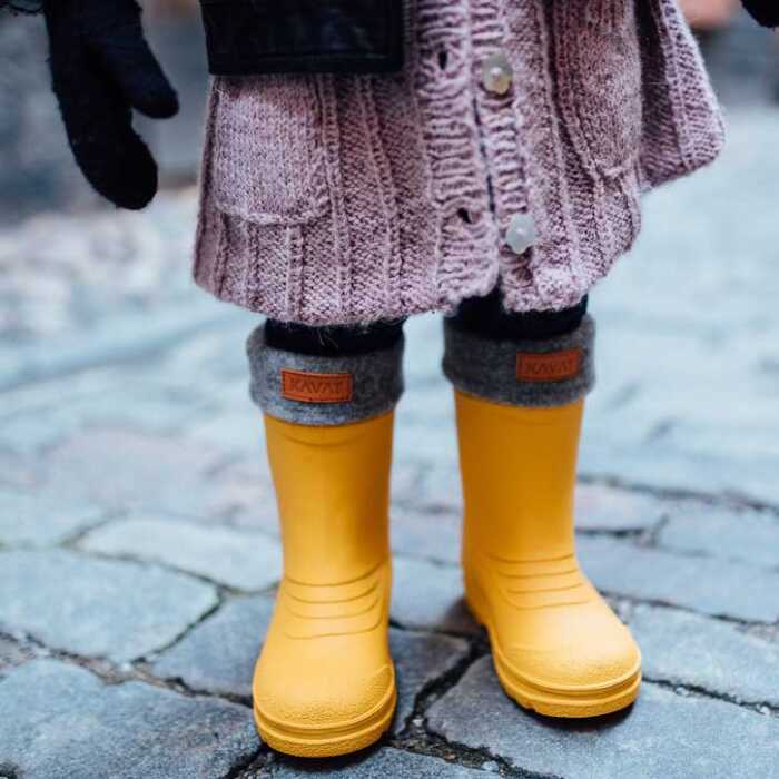 Kavat Gimo WP Kinder Gummistiefel mit Wollfutter