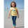 Frugi Ellie Applique T-shirt Sunshine/Turtle