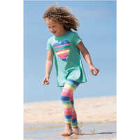 Frugi Sophie Sequin Applique Top St Agnes/Sequin Heart