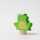 Grimms Steckfigur Frosch 1
