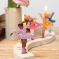 Grimms Steckfigur Ballerina Rubinrot