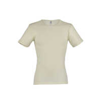 Engel Herren kurzarm Shirt aus Wolle kbT/Seide