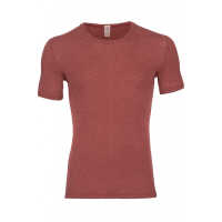 Engel Herren kurzarm Shirt aus Wolle kbT/Seide