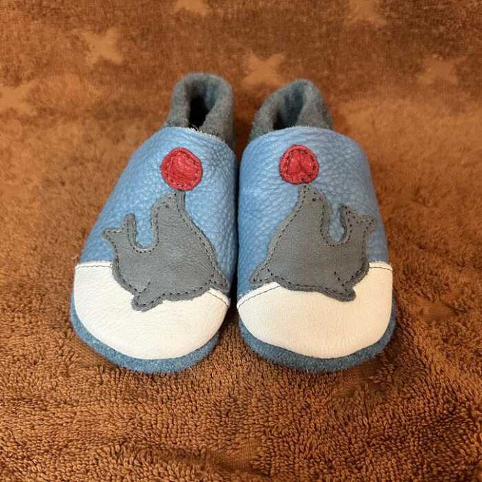 Pololo Seehund babyblue graphit 2223