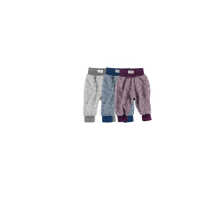 Lilano Baby Nabelbundhose 92 marine Ringel aus Wollfrottee kbT