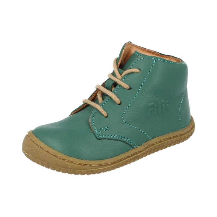 Filii-Barfußschuh SoftToe Schnürer 22 jade mittel Lederfutter