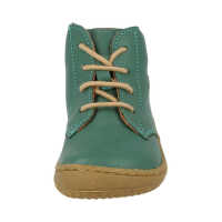 Filii-Barfußschuh SoftToe Schnürer 22 jade mittel Lederfutter