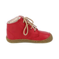 Filii-Barefoot Schnürer Bio nappa fire wool fleece laces Barfußschuh