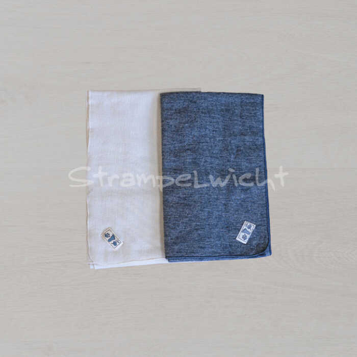Lilano Babydecke grau Ringel  80x90cm aus Wolle KbT/Seide jersey
