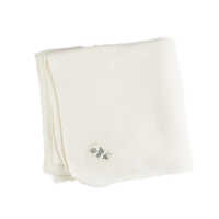 Lilano Decke Schurwolle KbT/Seide Jersey natur 80x90cm