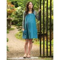 Frugi Fern Schürze  Steely Blue Scatter Spot
