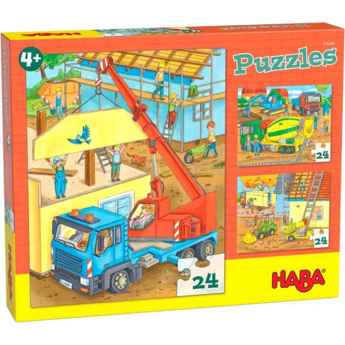 Haba Puzzel Auf der Baustelle