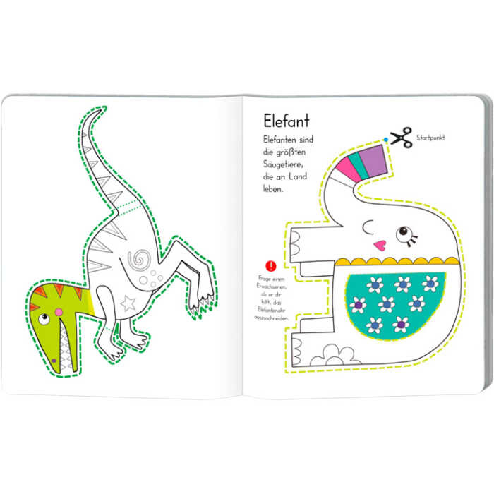 Haba Kreativ Kids- Erste Bastelübungen -malen,schneiden, kleben