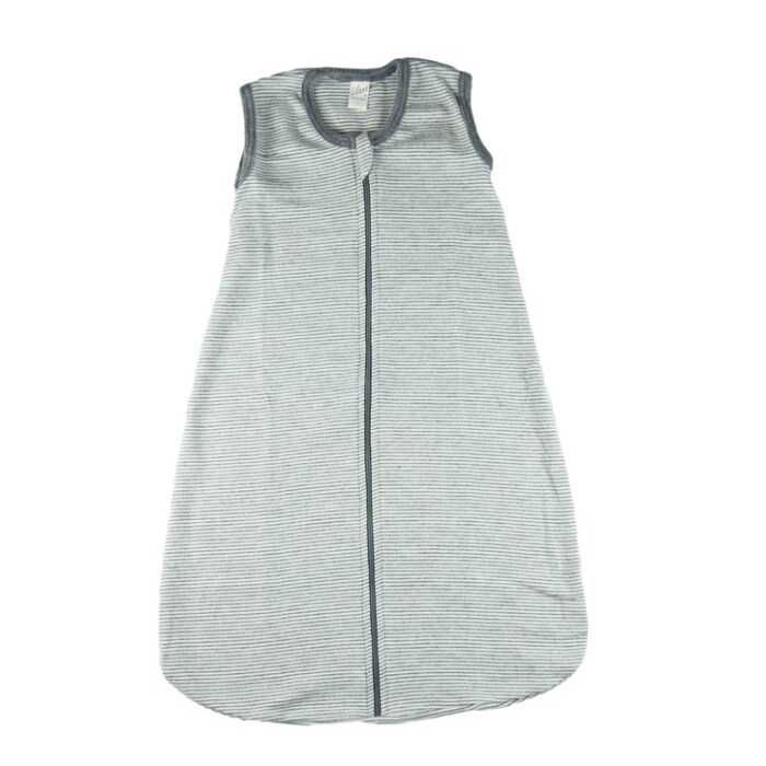 Lilano Wolle/Seide Schlafsack ohne Arm hellgrau 70cm