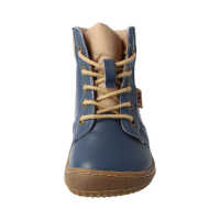 Filii Barfußschuh EVEREST Stiefel 28 Bio Schnürer ocean mit Wollfutter