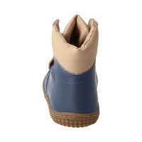Filii Barfußschuh EVEREST Stiefel 28 Bio Schnürer ocean mit Wollfutter
