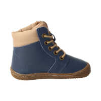 Filii Barfußschuh EVEREST Stiefel 28 Bio Schnürer ocean mit Wollfutter