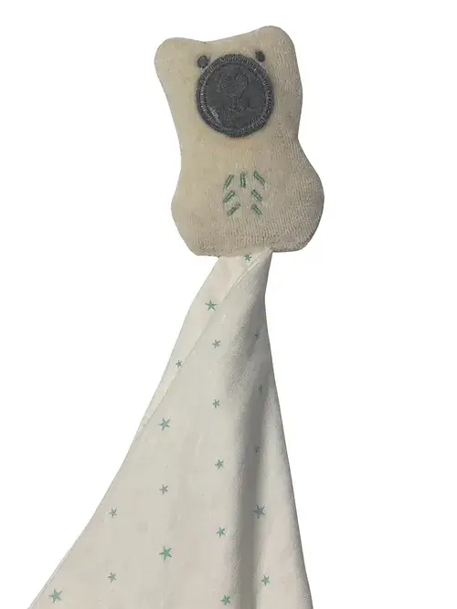 Pat und Patty Eisbär Schnuffeltuch Trösterchen 10 x 35 cm 100% kbA Baumwolle