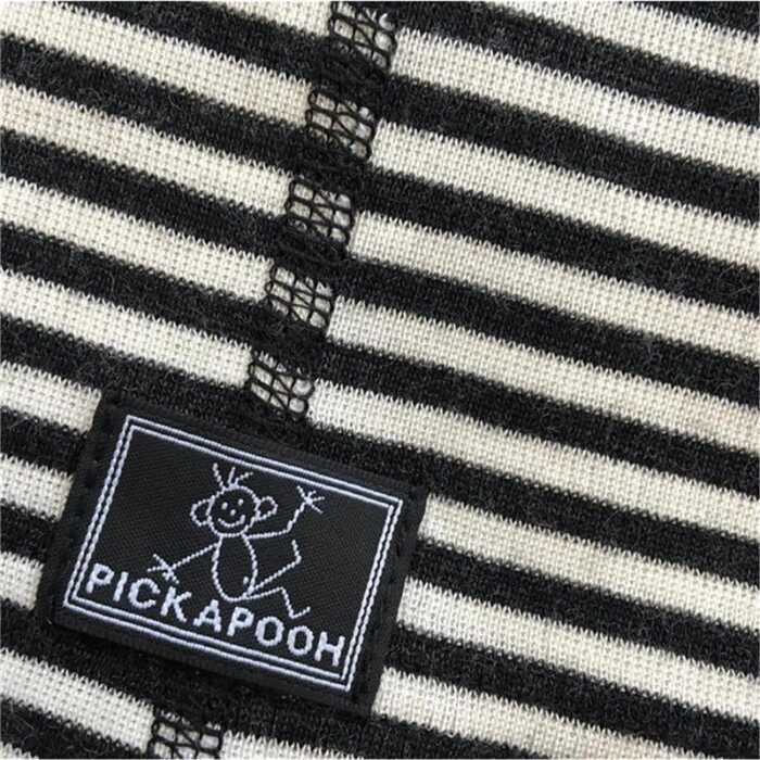 Pickapooh Strunzl, Wolle/Seide, 3, anthrazit/natur Schlauchschal