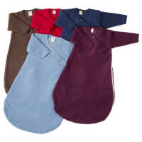 Lilano Schlafsack Wickelform hellgrau 74/80 aus Wollfrotte kbT plüsch