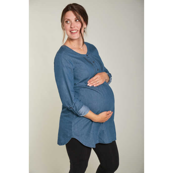 Frugi Schwangerschafts Kleid  36 Denim