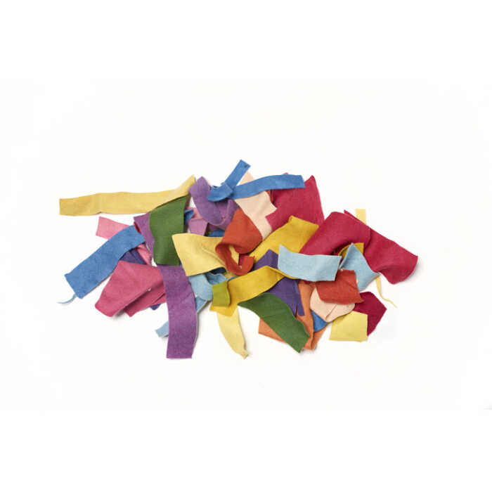 Filges Filzreste gemischt pflanzengefärbt, 80g