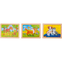 Goki Einlegepuzzle Kitz