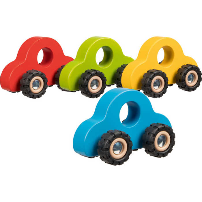 Goki Greifauto 55935 1+ Holz, Gummiräder