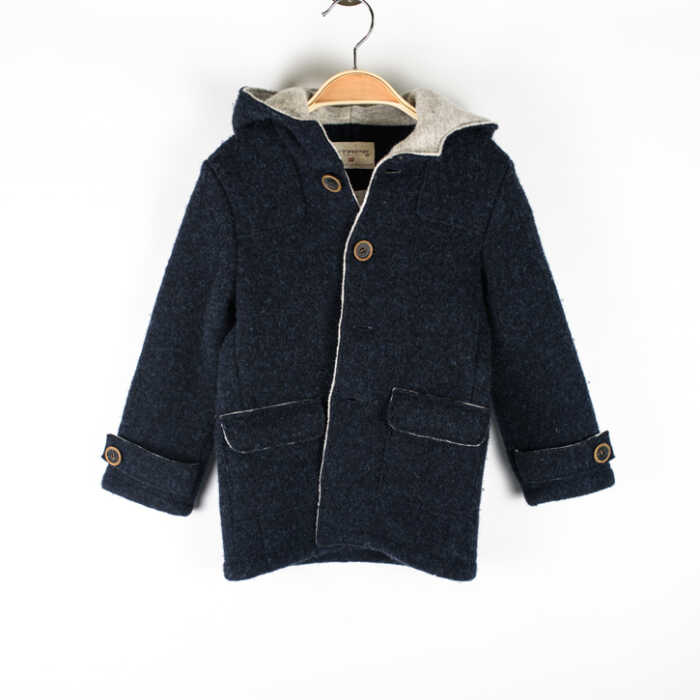 Stapf Kinder Walkjacke Marlon Doppelwalk dunkelblau