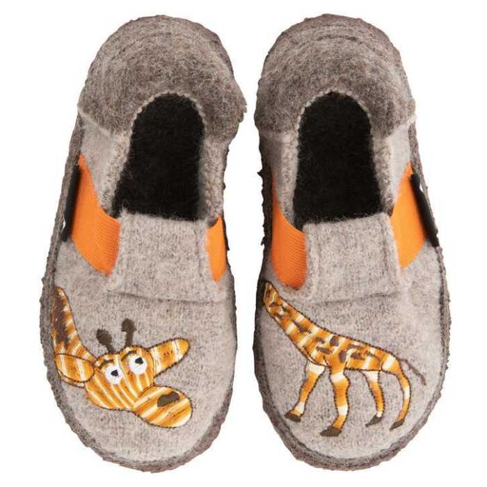 Nanga Lazy Giraf  natur Slipper 100% Schurwolle