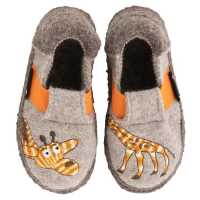 Nanga Lazy Giraf  natur Slipper 100% Schurwolle