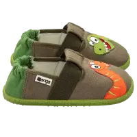 Nanga Nessi Slipper wald Kinder Hausschuh aus Biobaumwolle kbA