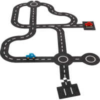 Goki Spielstraße 53812 2+ Holz