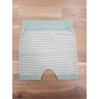 Puri Short Ringel kurze Babyhose Biobaumwolle mit Leinen  GOTS