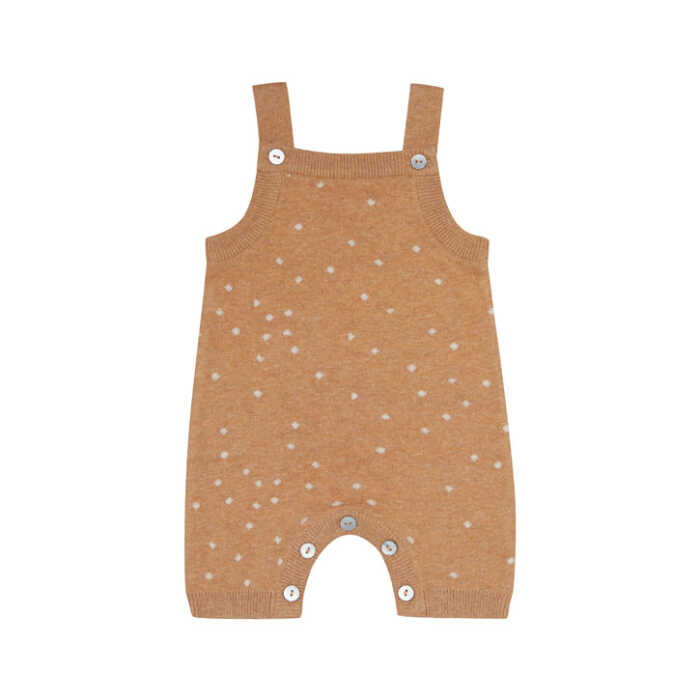 Puri Baby Spieler mit Träger Biobaumwolle mit 20% Leinen GOTS