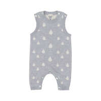 Puri Baby Overall ohne Arm Biobaumwolle mit Leinen GOTS