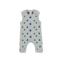 Puri Baby Overall ohne Arm Biobaumwolle mit Leinen GOTS