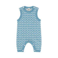 Puri Baby Overall ohne Arm Biobaumwolle mit Leinen GOTS