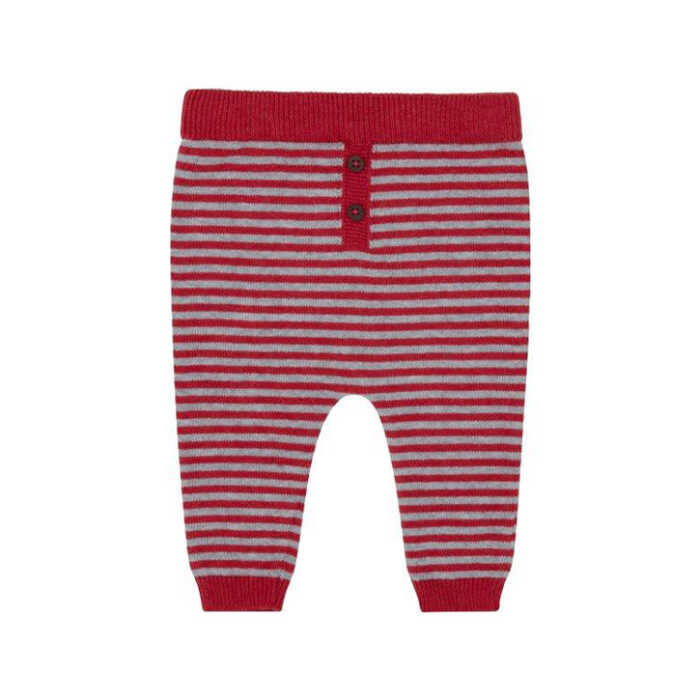 Puri Pant Ringel Biobaumwolle mit Leinen