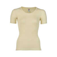 Engel Damen kurzarm Shirt aus Wolle kbT/Seide