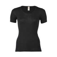 Engel Damen kurzarm Shirt aus Wolle kbT/Seide