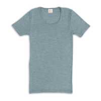 Engel Damen kurzarm Shirt aus Wolle kbT/Seide