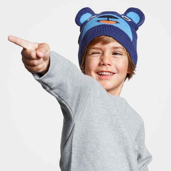Affenzahn Kindermütze Bio Baumwollstrick