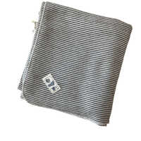 Lilano Babydecke braun Ringel 80x90cm aus Wolle KbT/Seide...