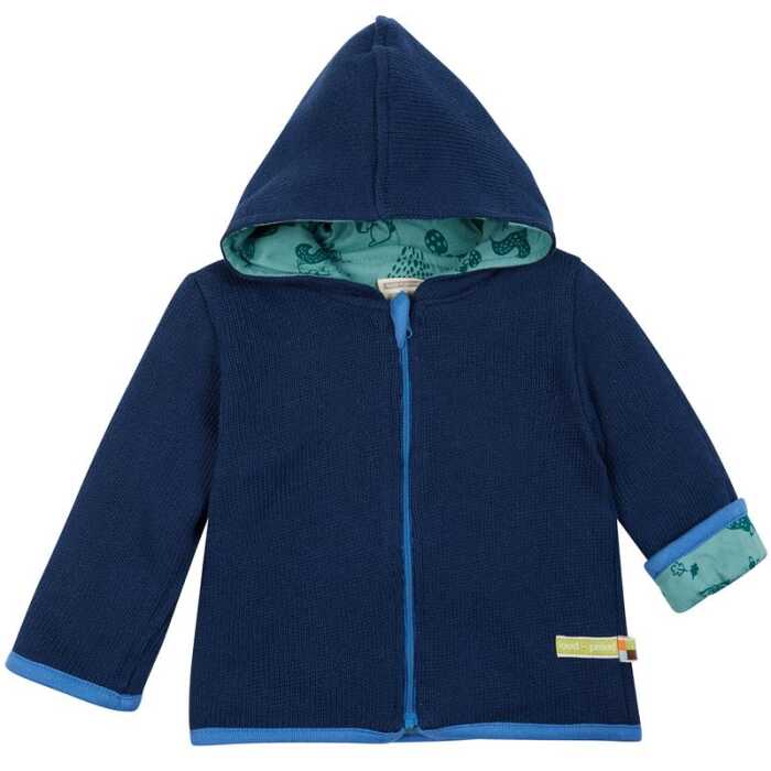 loud + proud Wendejacke aus Strick innen Jersey
