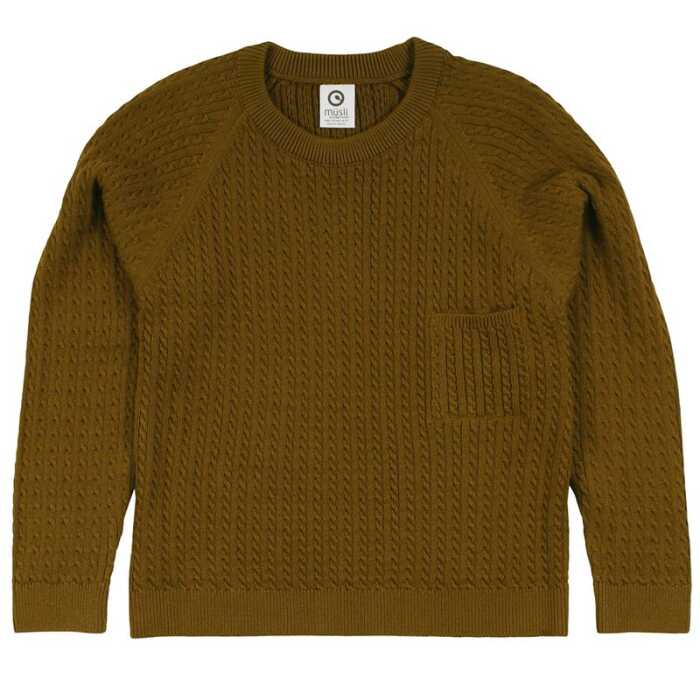 Müsli Strickpullover Pesto CO/100