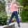 Kite Bequeme Jeans Schlupfhose  Navy 100% Bio-Baumwolle