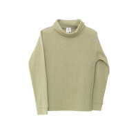 obf Shirt Langarm Turtleneck Bio-Merino Farbenspiel Petrolblau, 21039